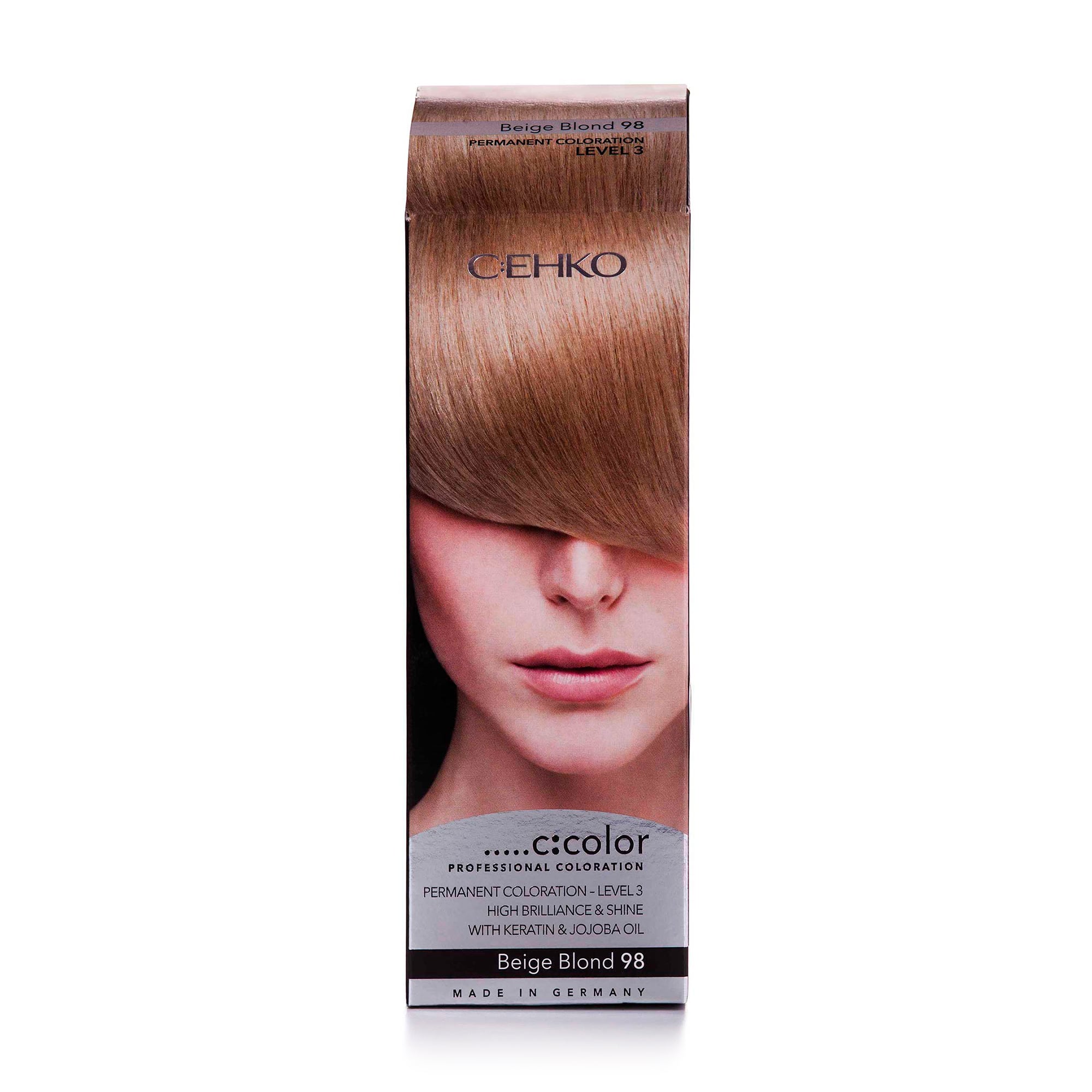 Стійка крем-фарба для волосся C:ЕНКО C:COLOR Professional Coloration 98 Бежевий блондин, 110 мл